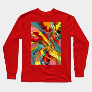 Digital abstract art 1.1 Long Sleeve T-Shirt